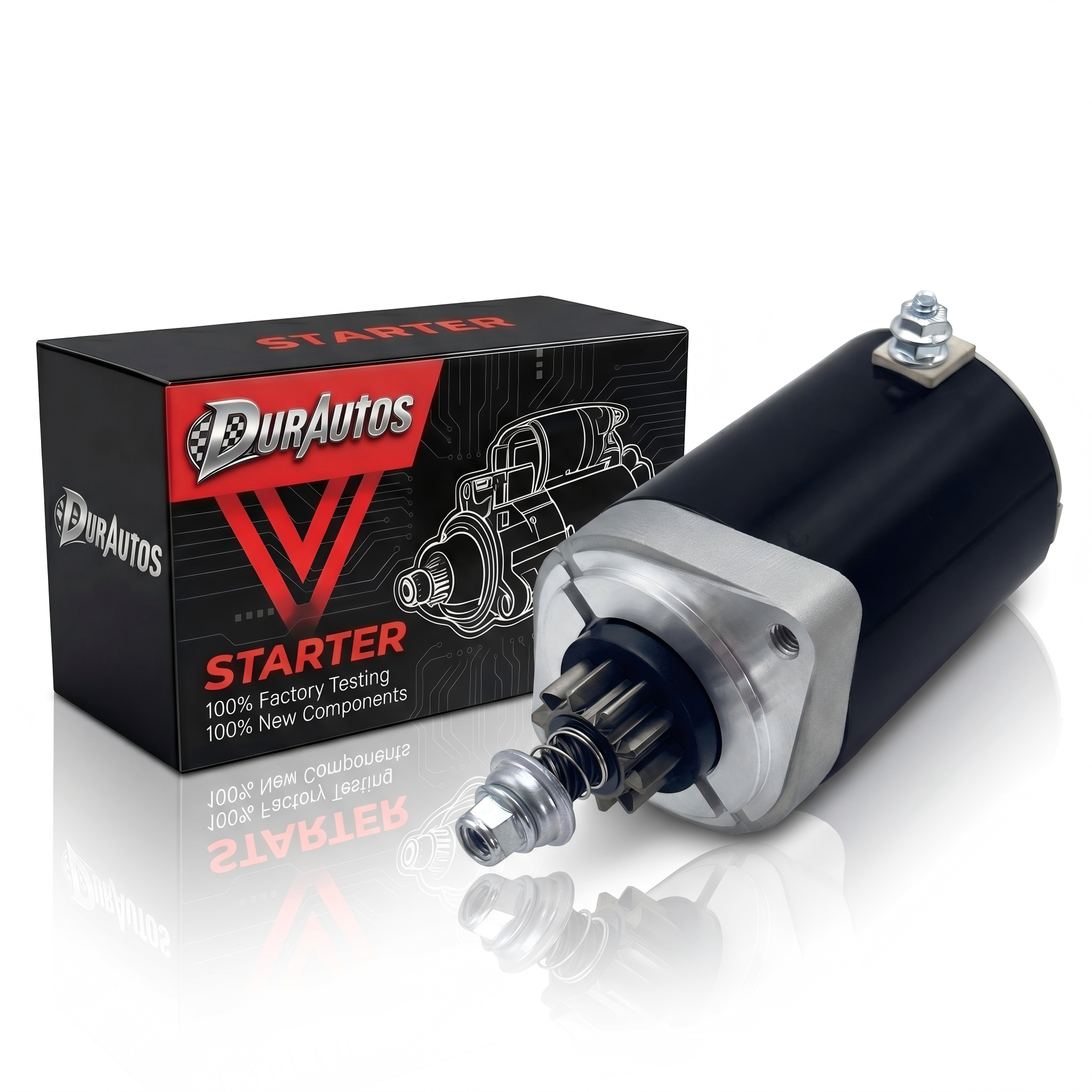 Durautos 5954 New Starter Motor Replacement for Kawasaki FR730V