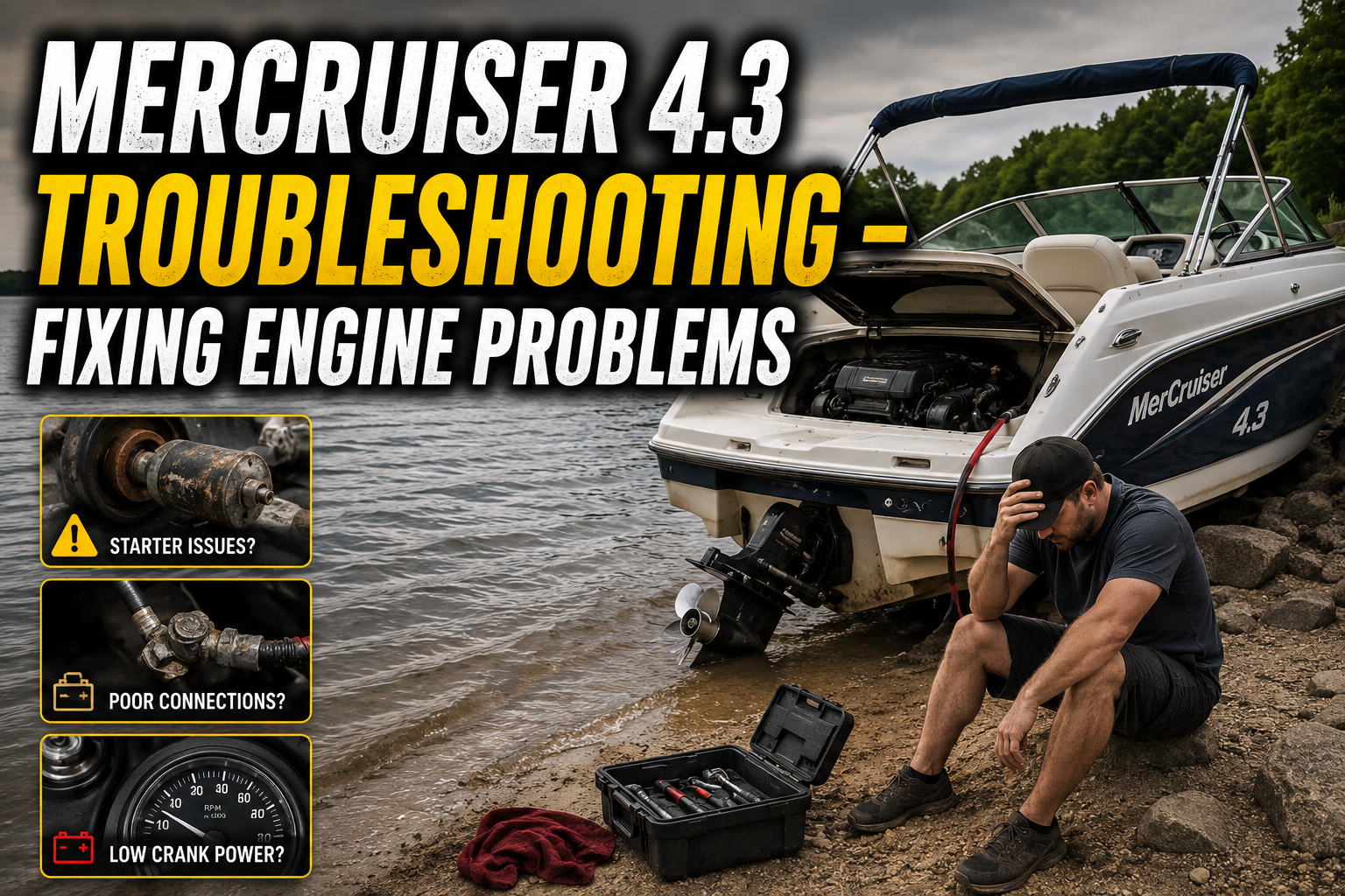 Stop Guessing: Every Mercruiser 4.3 Engine Starter Problem Leaves a Pattern