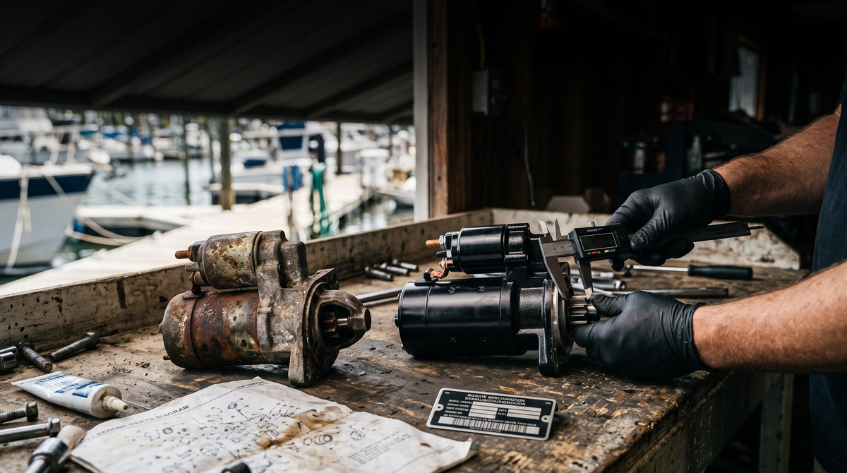 Buying a MerCruiser 5.0 Starter: Displacement Is a Clue, Not a Fit