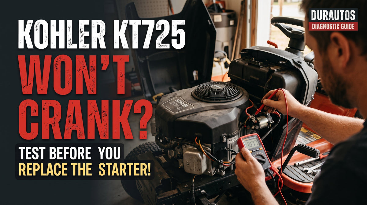 Kohler KT725 Starter: What to Check Before Replacement