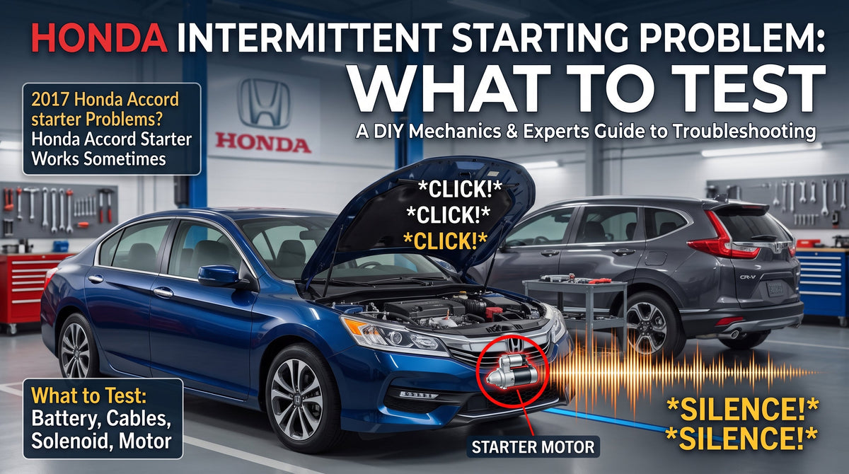 When Your Honda Accord Starter Works Sometimes: What to Test