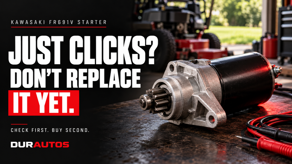 Kawasaki FR691V Starter Clicking? Don’t Buy a New One Yet.