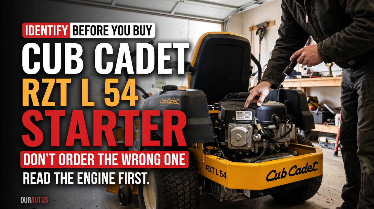 Stop Guessing Your Cub Cadet RZT L 54 Starter: Read the Engine First