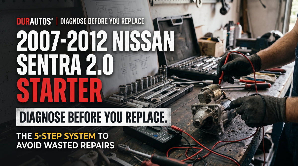 The 2007-2012 Nissan Sentra 2.0 Starter Problem: Why One Failed Start Isn’t Proof of a Bad Part