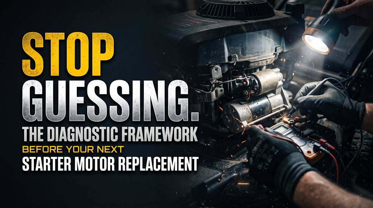 The Trap of Reactive Repairs: A Systems-First Approach to Starter Motor Replacement