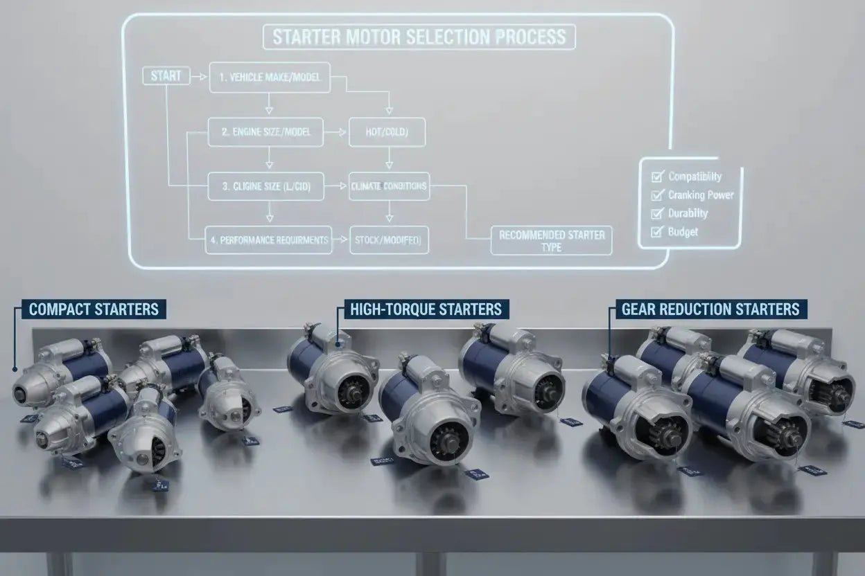 The Ultimate Guide to Selecting a Starter Motor: A Deep Engineering Analysis - Starter Motor by Durautos.com