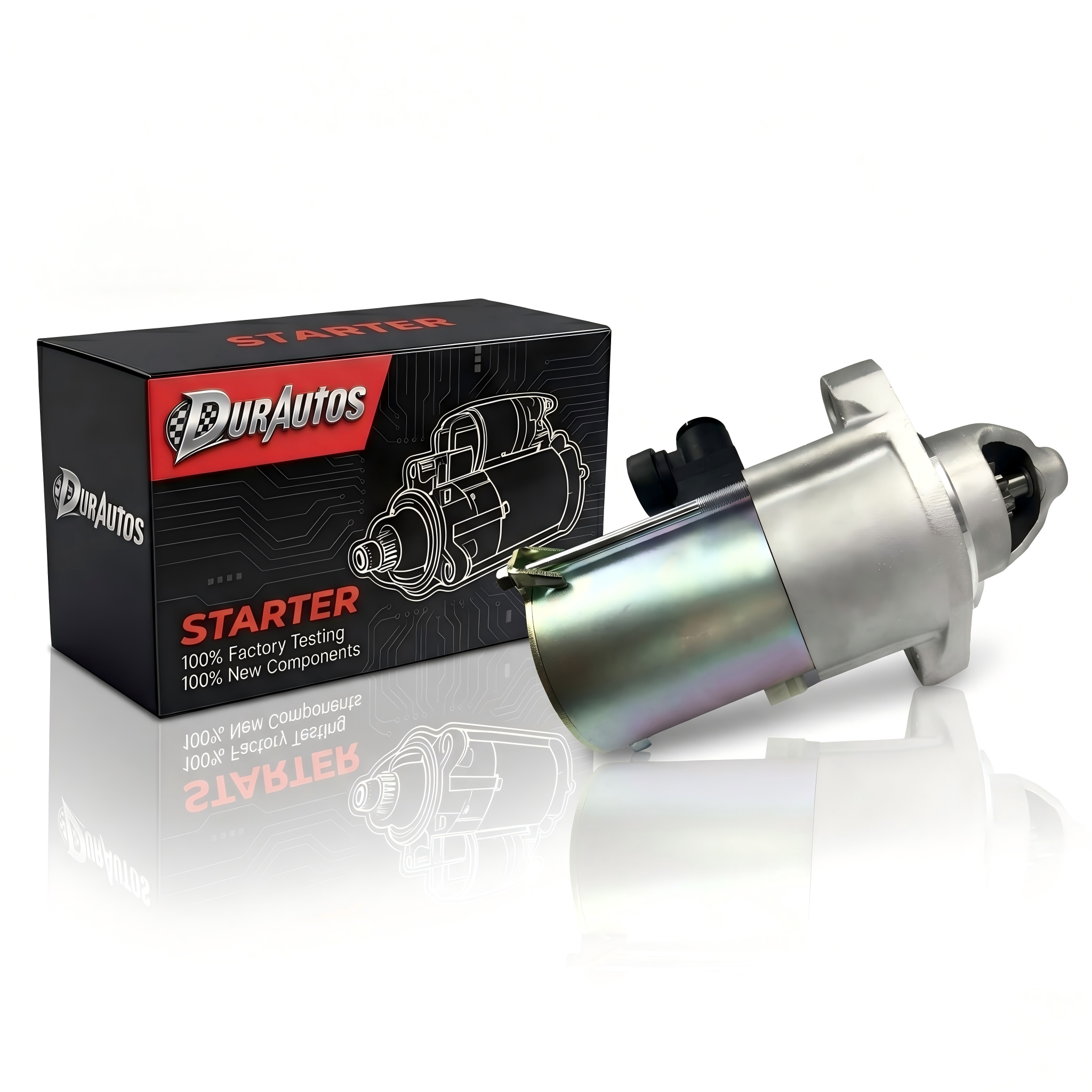 Durautos 10914 Starter Motor Replacement for 2013-2017 Honda Accord 2.4L EX LX Sport, 2015 2016 CRV 2.4L, 2016-2019 Civic 2.0L L4 Engine Automatic Transmission OE#: 31200-5A2-A51 SM74009 SM74027