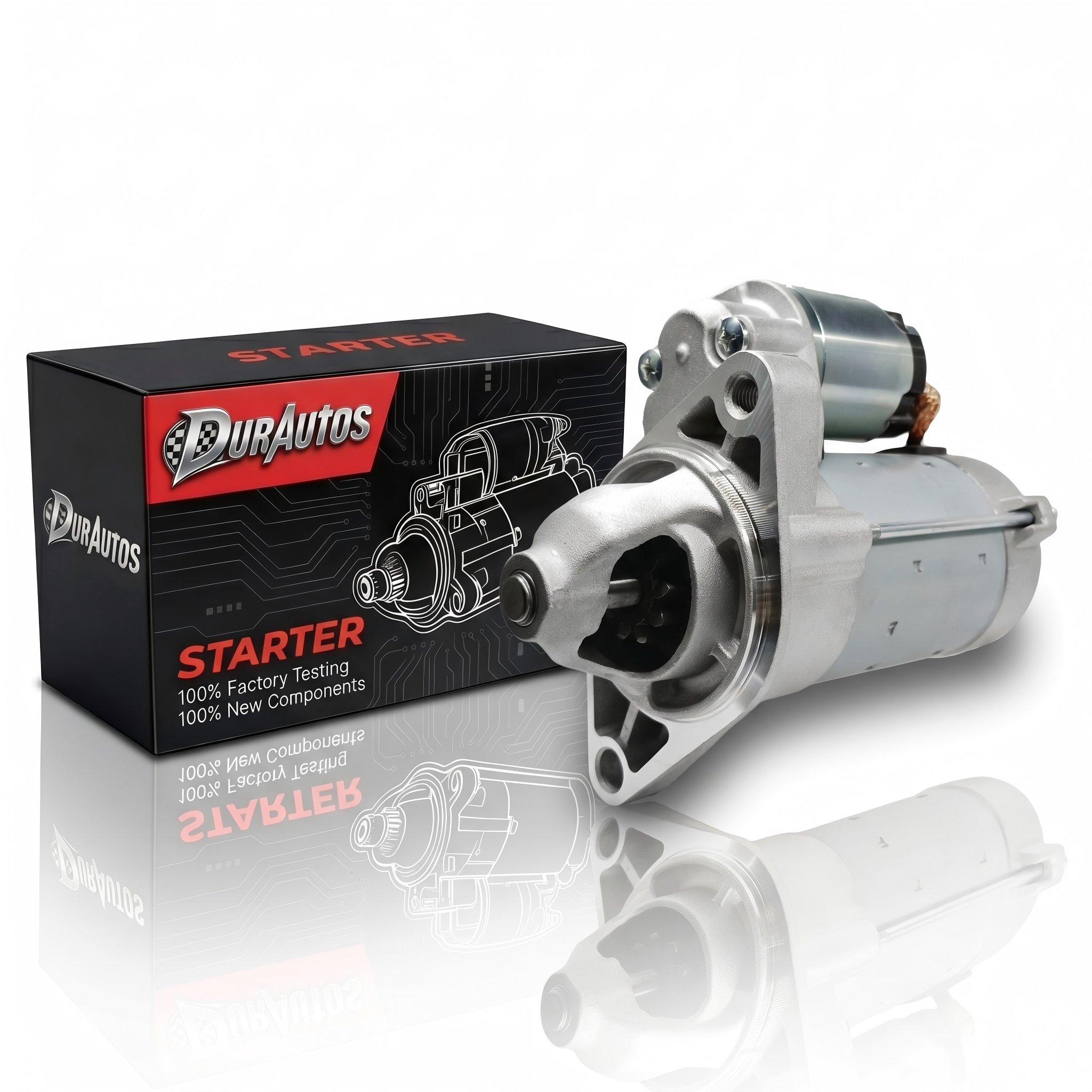 Durautos 17842 Starter Motor Replacement for Toyota Yaris 1.5L 2006-2018, Scion xB xA 1.5 2004 2005 2006, Echo 2003-2005, Automatic Transmission L4 Engine OE#: 28100-21060 28100-21061 ‎428000-0024