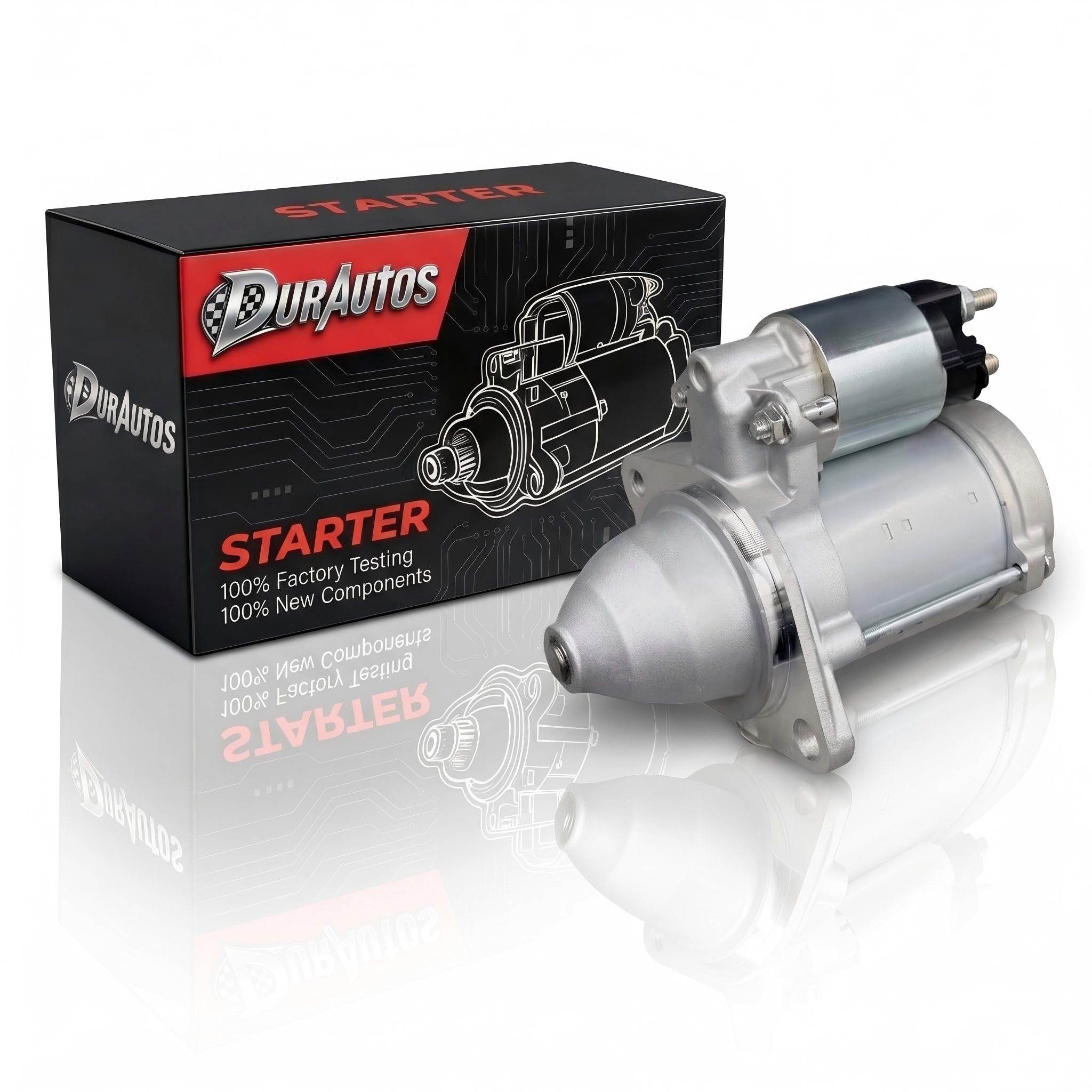 Durautos 17922 New Starter Motor Replacement for 2006-2016 BMW 128i 328i 528i xdrive 328xi 325i 325xi 330i 330xi 335i 525i 528xi 530i 530xi 535i X1 X3 X5 X6 Z4 3.0 2.5 2.0 L6 Engine OE#: 12417521116