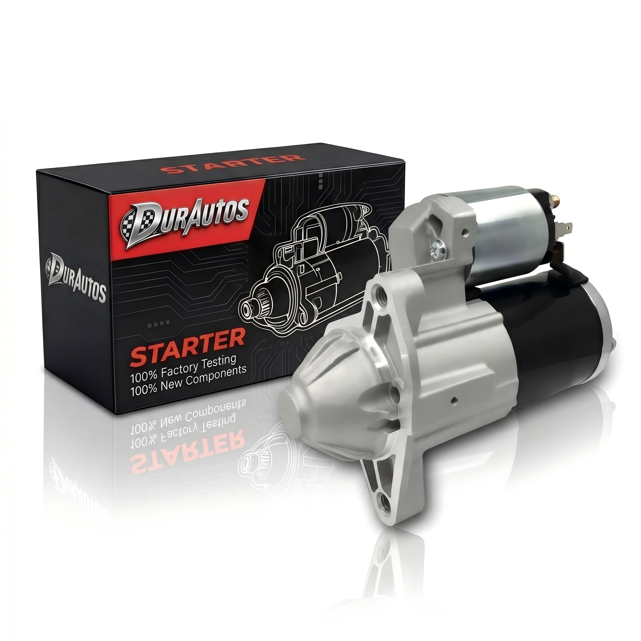 Durautos 17948 New Starter Motor Replacement for 2009-2022 Dodge Ram 1500 5.7L Grand Cherokee 5.7 Ram 2500 3500 4000 Jeep Commander 5.7 V8 Engine OE#: 56044736AB 56044736AC R6044736AC M0T20972 M0T23271