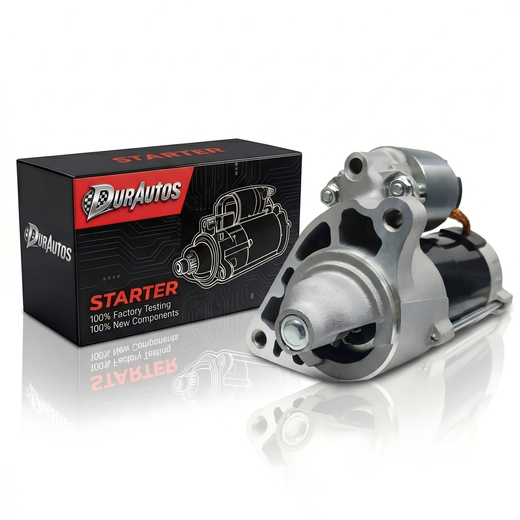 Durautos 17950 New Starter Motor Replacement for 2006-2013 Dodge Ram 1500 3.7L 4.7L 06-11 Dakota 06-09 Durango 3.7, 06-08 Mitsubishi Raider V6 V8 OE#: 04801256AA 428000-3050 SND0549 410-52233