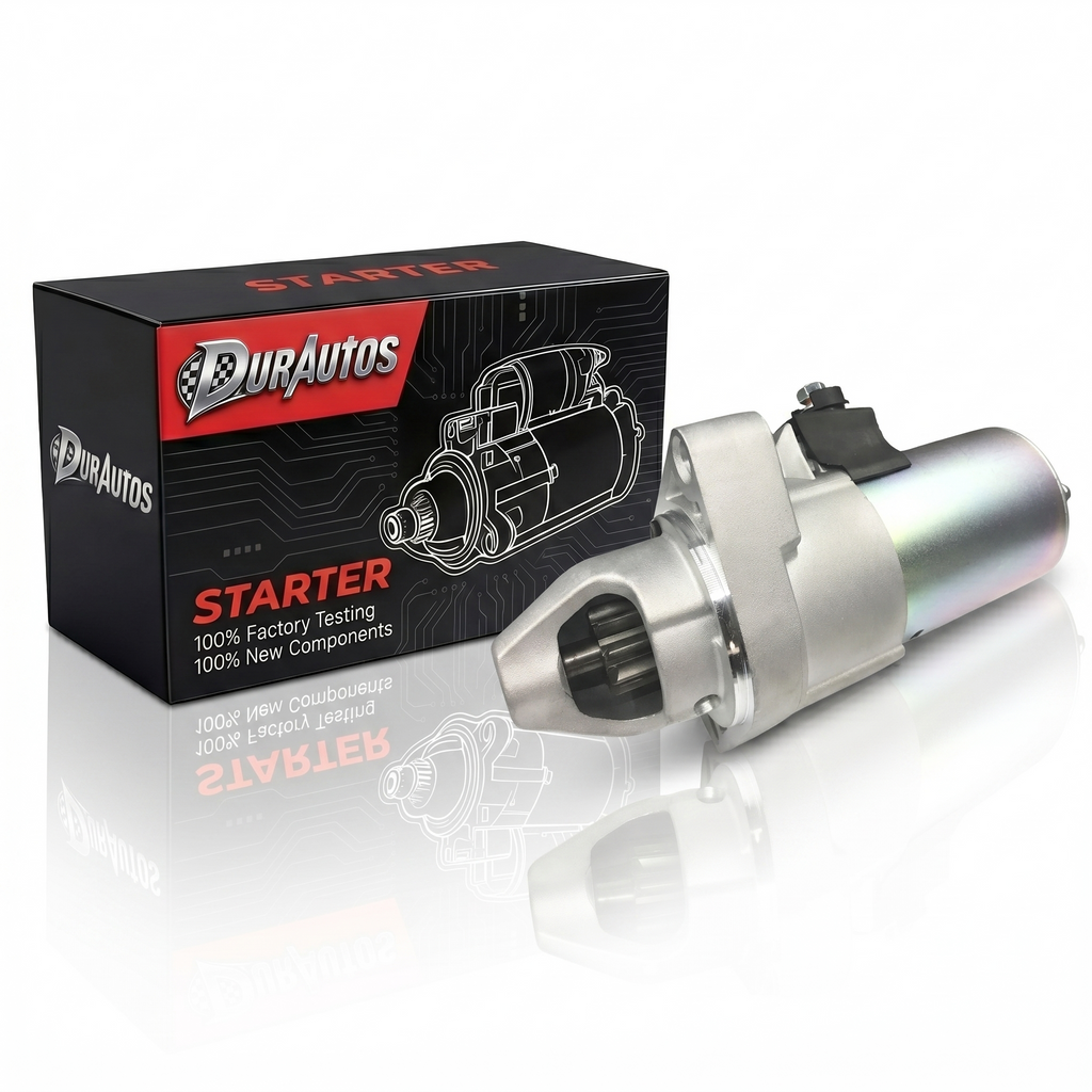 Durautos 17960 Starter Motor Replacement for Honda Accord 2.4L 06-12, CRV Element 07-11, Civic Si 2.0L 06-11, Acura TSX 2.4L 06-14 L4 Engine OE#: 31200-RAA-A61 31200-RRA-A51 31200-RZA-A01