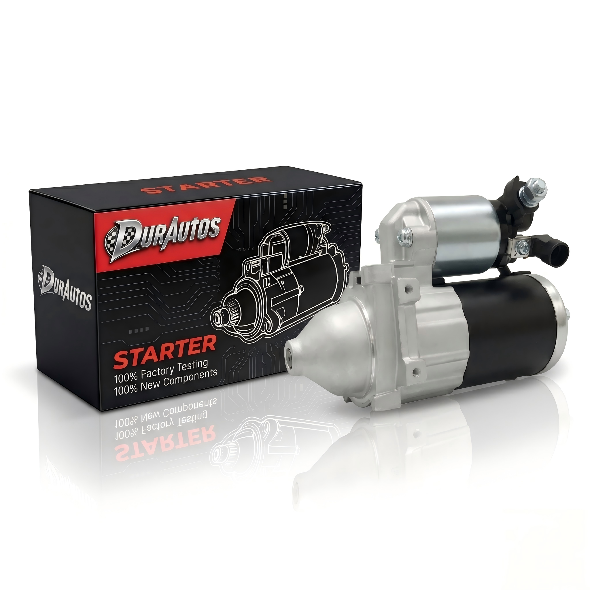 Durautos 10910 Starter Motor Replacement for 14-20 Chevrolet Silverado 1500 Suburban Tahoe, GMC Sierra 1500 Yukon Savana, Cadillac Escalade, Express Van 2500 3500 V6 V8 4.3L 5.3L 6.2L OE#: 12655055