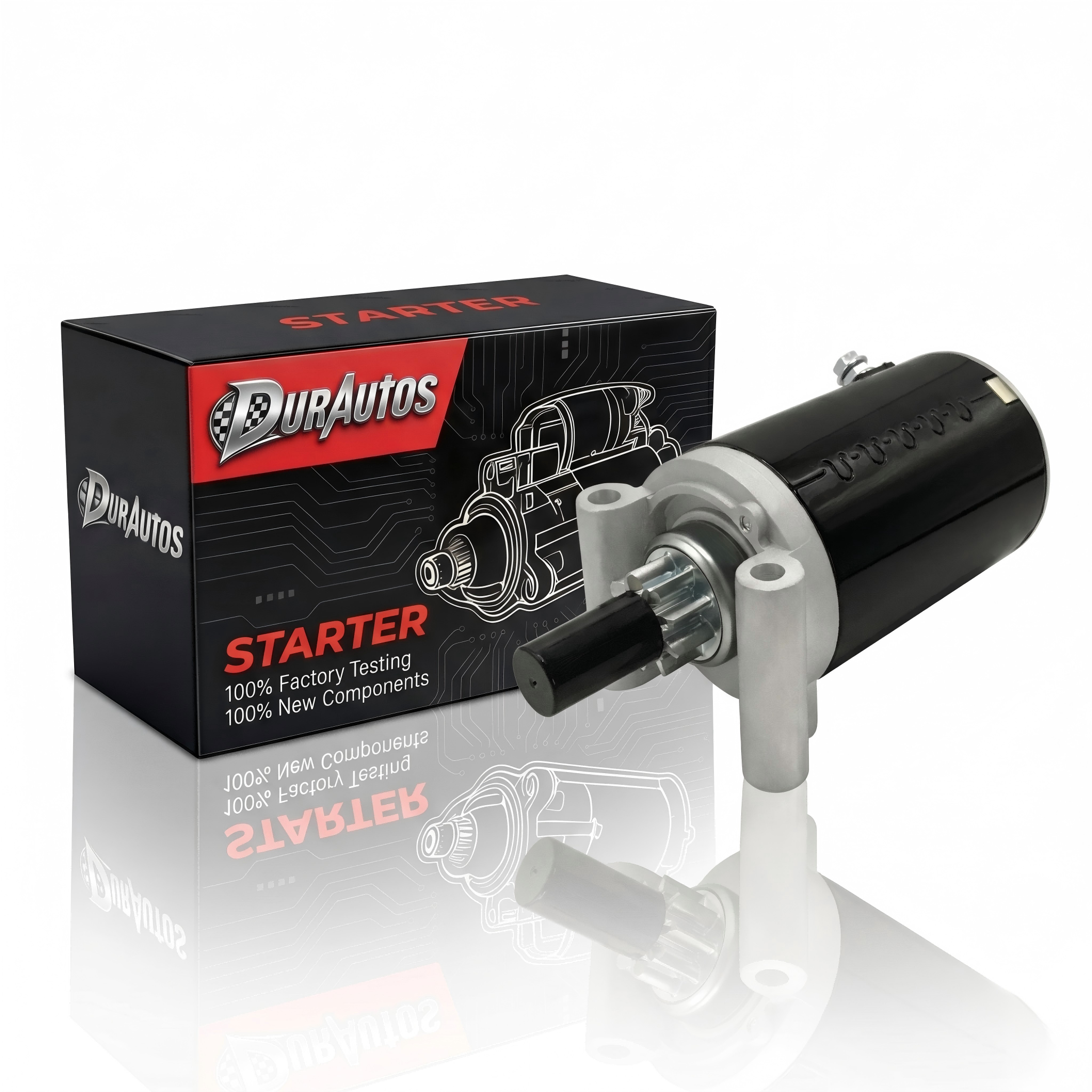 Durautos 34009 Kohler Starter (9-Teeth) Replacement for 7000 Series KT715-KT745 Courage Twin SV710-SV840 1999-1140051 32-098-08 3209808 3209801 32-098-03 32-098-04S 410-21111 SAB0157 20HP 22HP 24HP