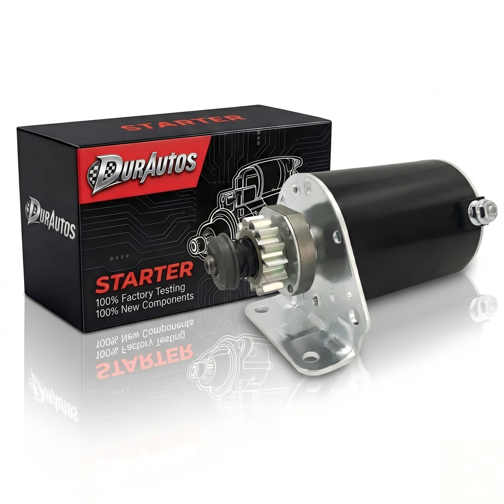 Durautos 5777 Steel Gear Starter Motor Replacement for Briggs & Stratton 593934 693551 Craftsman John Deere L100 D105 Cub Cadet LT1018 14.5 17 17.5 18 18.5 19 HP TORO New Holland LG693551 33R777 33R877