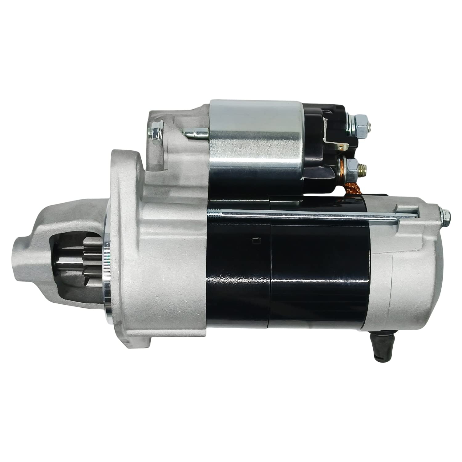 18413 New Starter Motor Replacement for Kubota ZD326 ZD331 ZD25 ZD28 D1105 Zero Turn Mower 25HP Diesel Engine OE#: 1G069-63010 1G069-63011 1G069-63012 77700-02596 428000-1160 SND0476