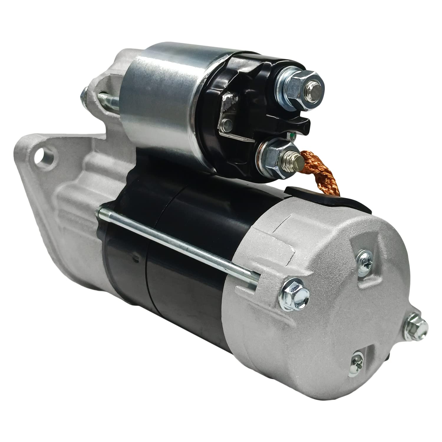 18413 New Starter Motor Replacement for Kubota ZD326 ZD331 ZD25 ZD28 D1105 Zero Turn Mower 25HP Diesel Engine OE#: 1G069-63010 1G069-63011 1G069-63012 77700-02596 428000-1160 SND0476