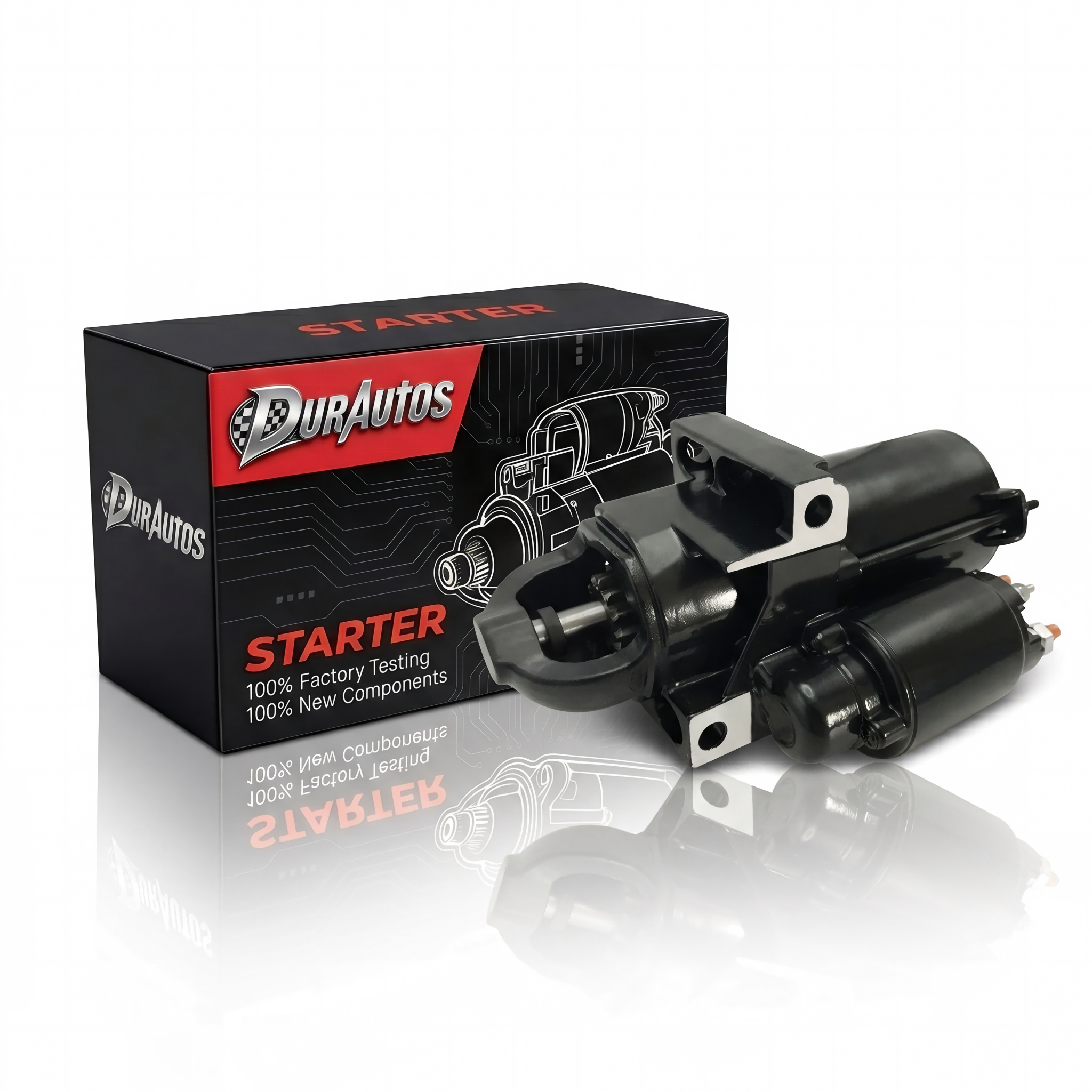 Durautos 6792BN New Starter Motor Replacement for 96-07 Mercruiser Volvo Penta Mercury Marine 4.3 5.0 5.7 6.2 7.4 8.1 8.2 V6 V8 Engine 50-863007A1 Arco 30433 30460 57-30433 3660566-3 6792BN